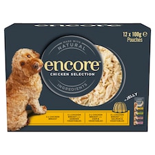 Encore Dog Pouch Chicken in Jelly 12x100g