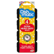 Dishmatic Extra Heavy Duty Refills- 4pk