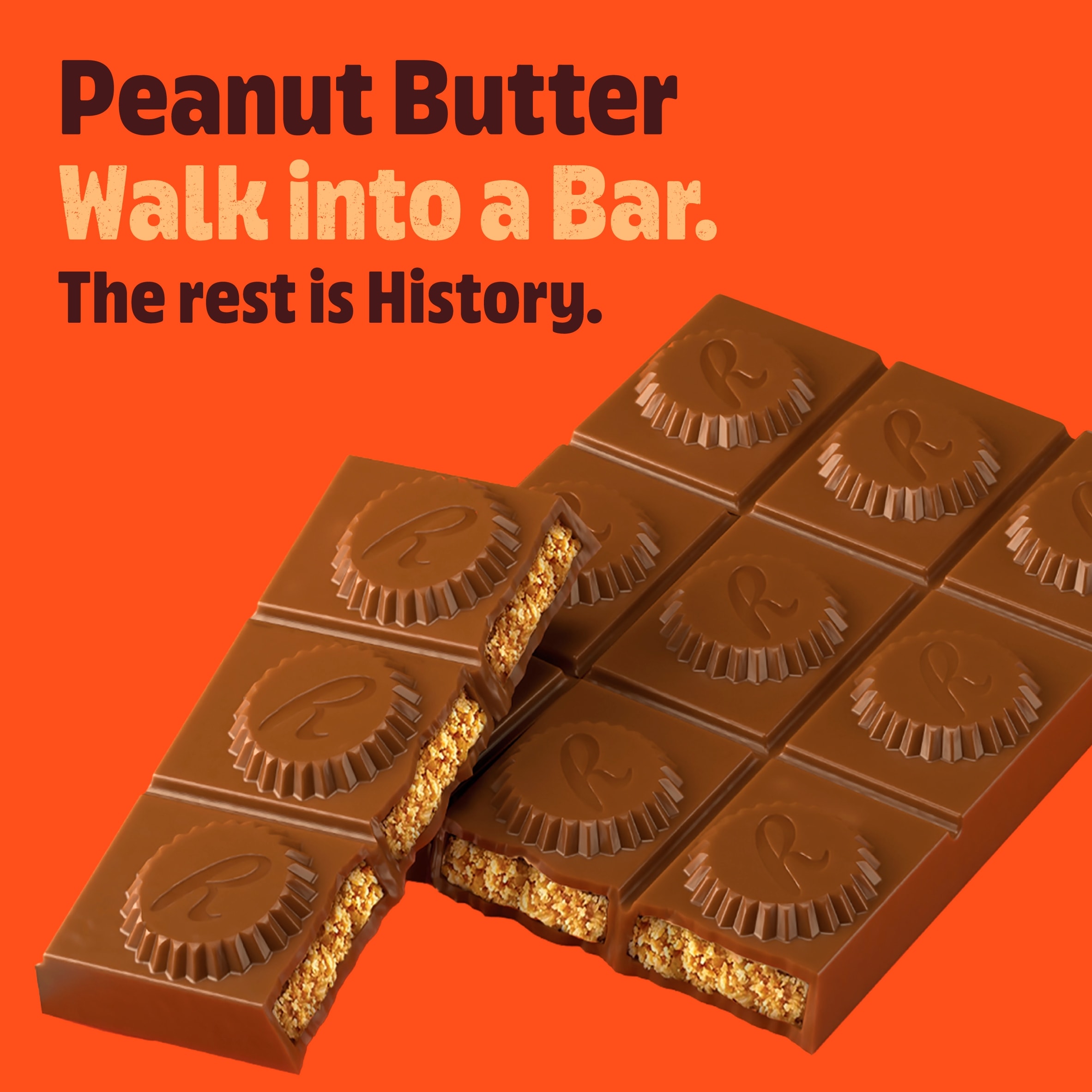 Reese's Milk Chocolate Peanut Butter Bar 90g thumbnail 2