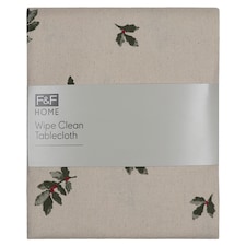 F&F home Foliage wipe clean tablecloth