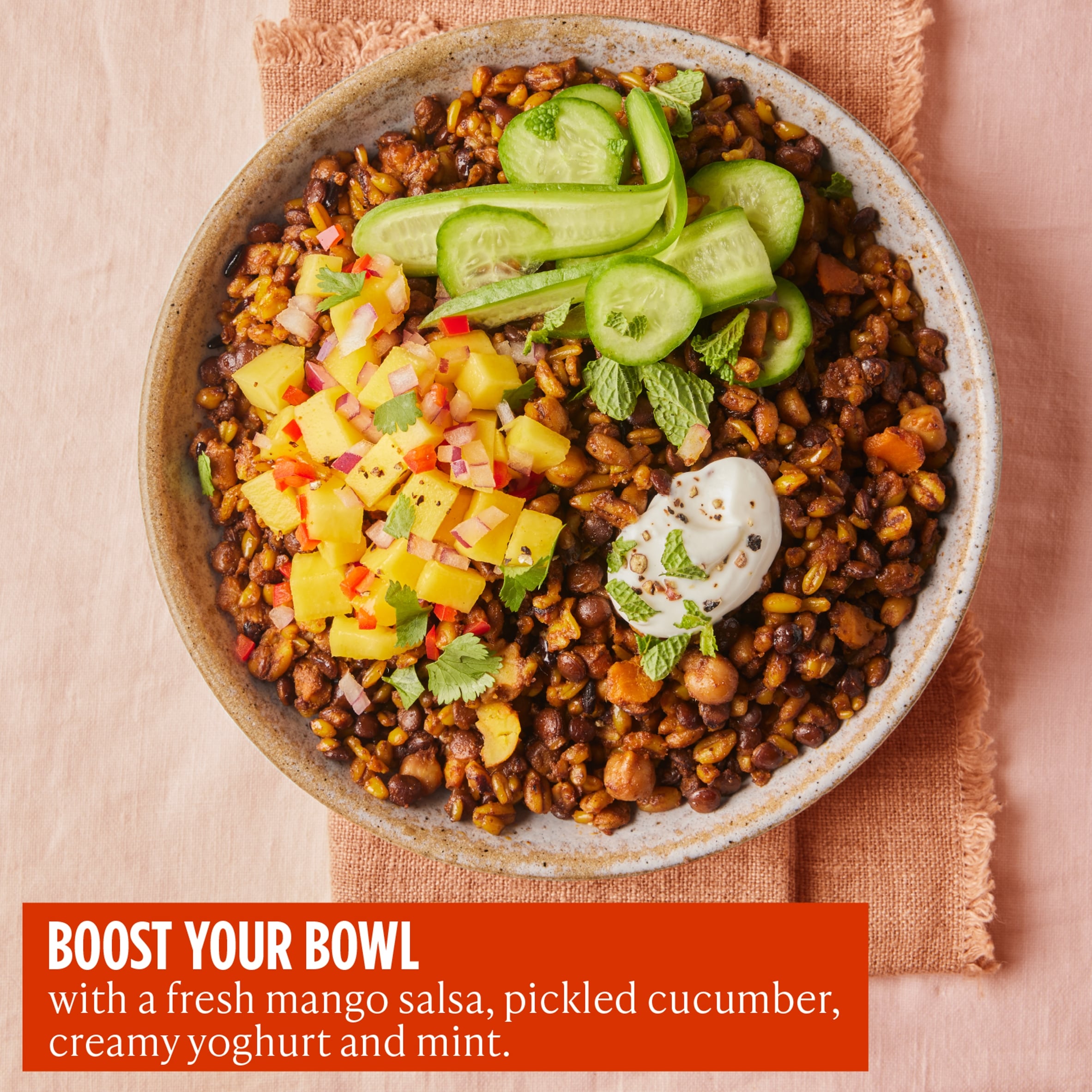 Merchant Gourmet Masala Supergrain Bowl 220g thumbnail 2