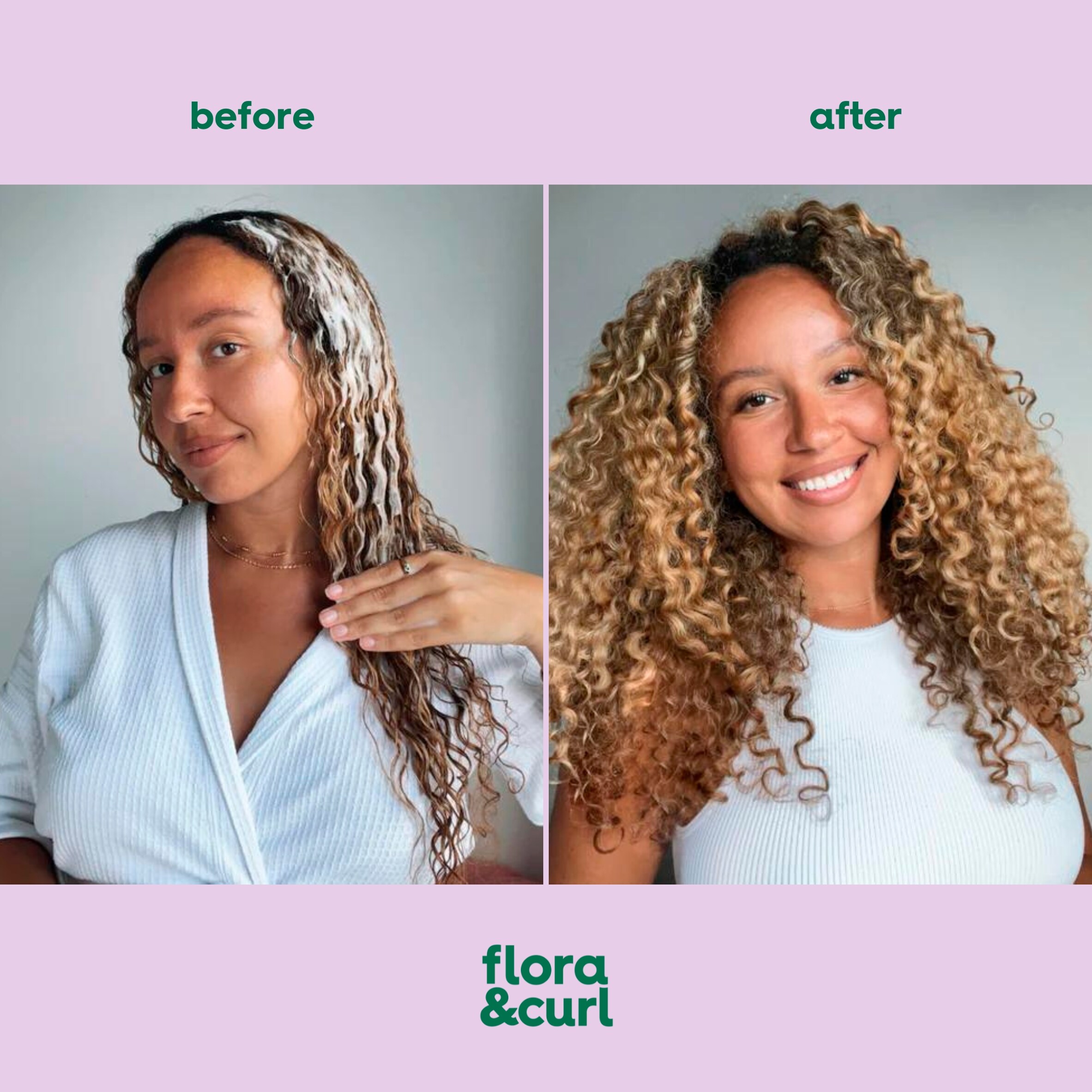 Flora & Curl Sweet Hibiscus Curl Volumizing Foam 300ml thumbnail 2