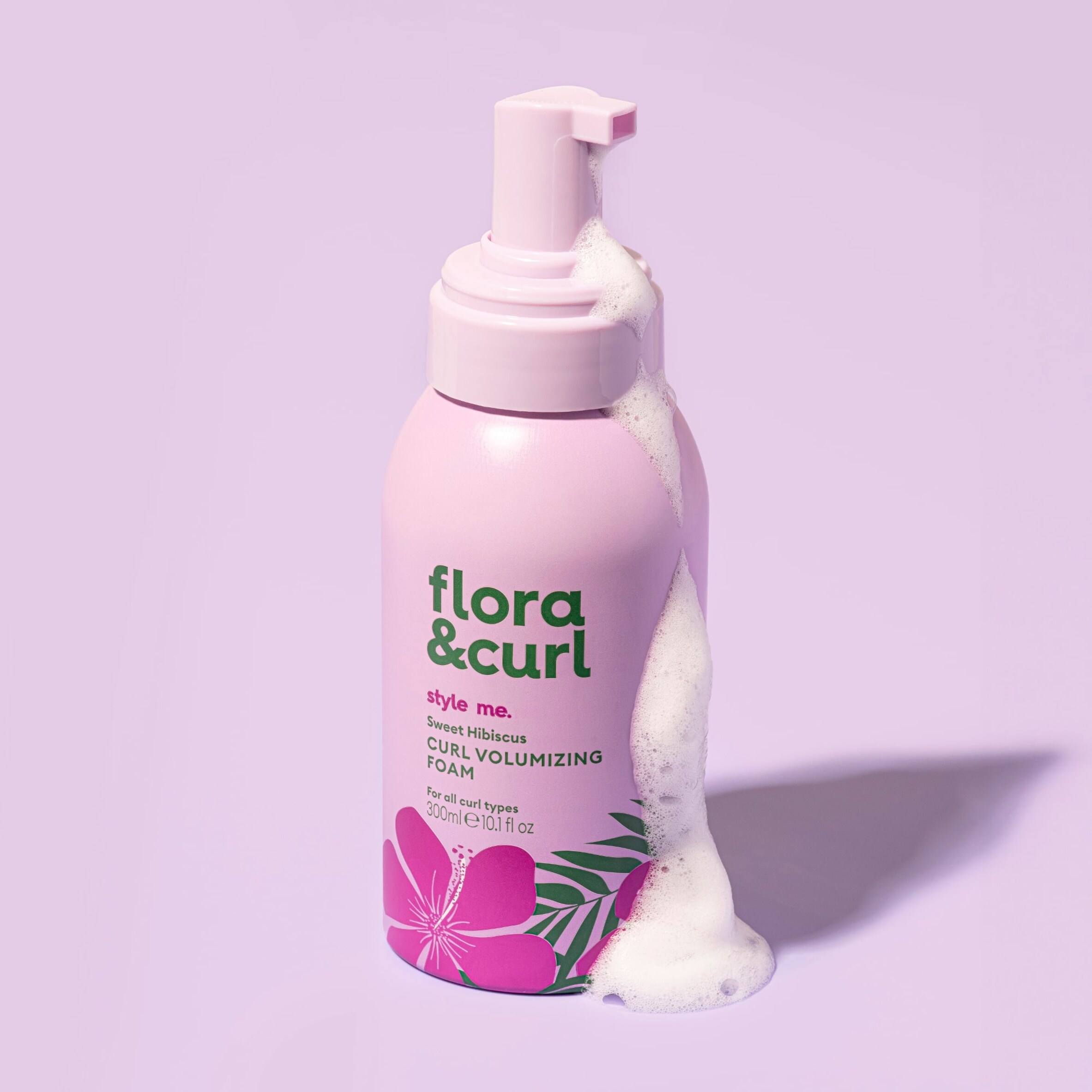 Flora & Curl Sweet Hibiscus Curl Volumizing Foam 300ml thumbnail 3