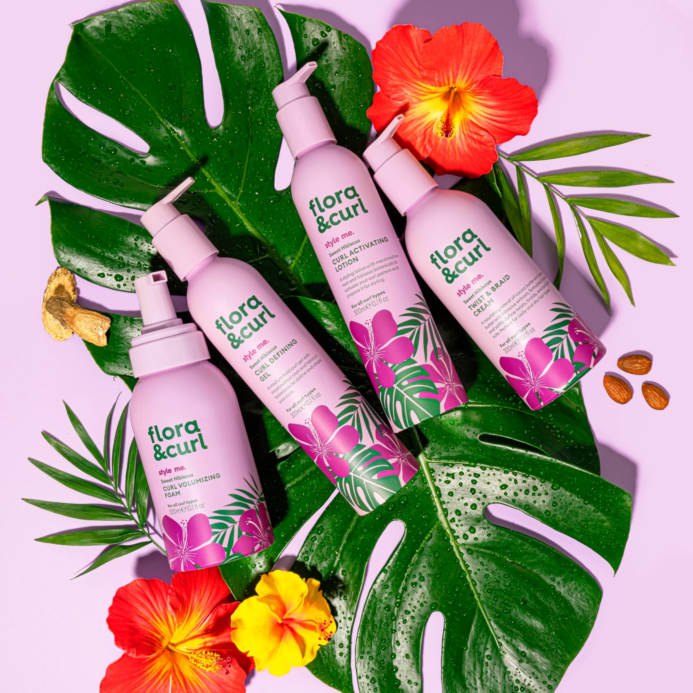 Flora & Curl Sweet Hibiscus Curl Volumizing Foam 300ml thumbnail 5