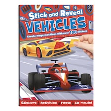 Vehicles sticker book
