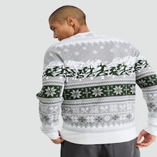 Volkswagen Vantastic Knitted Christmas Jumper in Grey thumbnail 2