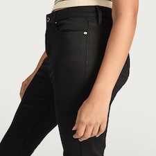 F&F Cotton Blend Contour Skinny Jeans in Black thumbnail 3