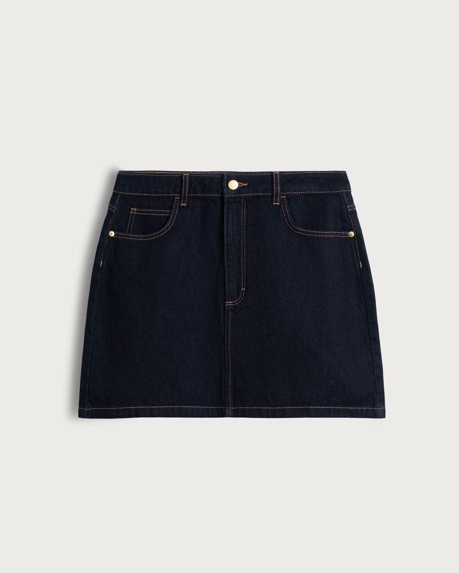 The F&F Edit Pure Cotton Co-ord Mini Skirt in Navy thumbnail 4