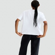 F&F Pure Cotton Heavyweight Crew Neck T-Shirt in White thumbnail 3