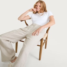 F&F Polyamide Crew Neck Short Sleeved T-Shirt in White