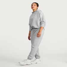 F&F Active Cotton Rich Hooded Sports Sweatshirt in Grey Marl