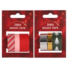 Tesco Christmas Washi Tape Assortment