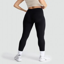 F&F Medium Warmth Faux Fur Lined Leggings in Black thumbnail 3