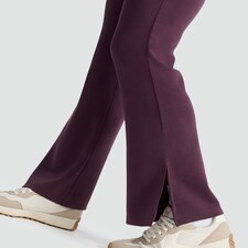 Rise by Zara McDermott Flared Pull On Pyjama Trousers in Purple thumbnail 3