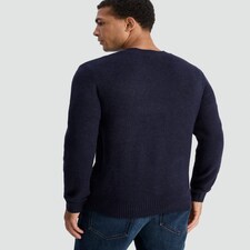 F&F Reindeer Christmas Jumper in Navy thumbnail 3