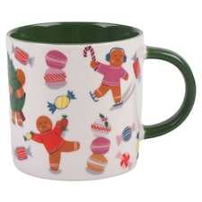 F&F Home gingerbread character mug