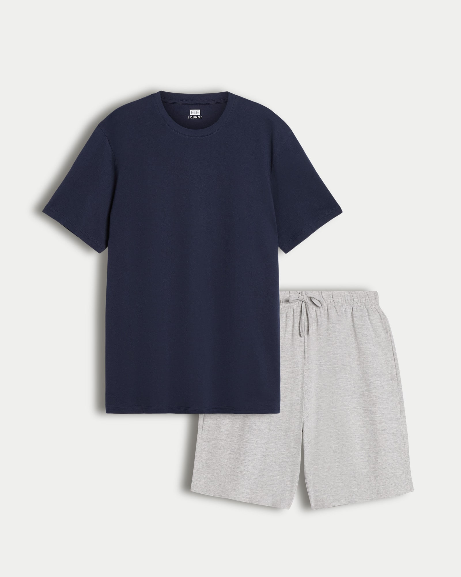 F&F Cotton Rich Short Pyjama Set in Navy thumbnail 4