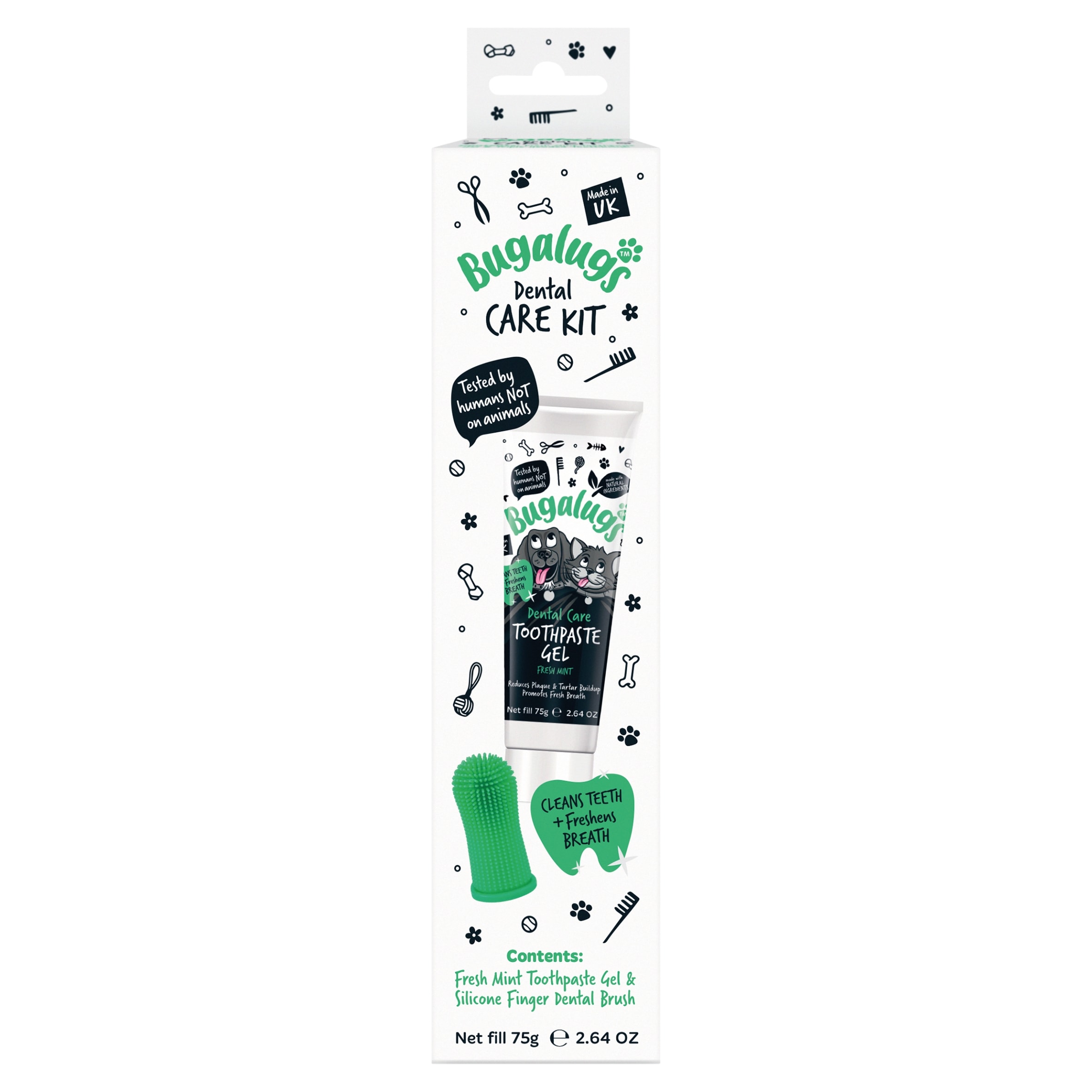 Bugalugs Cat & Dog Dental Care Kit