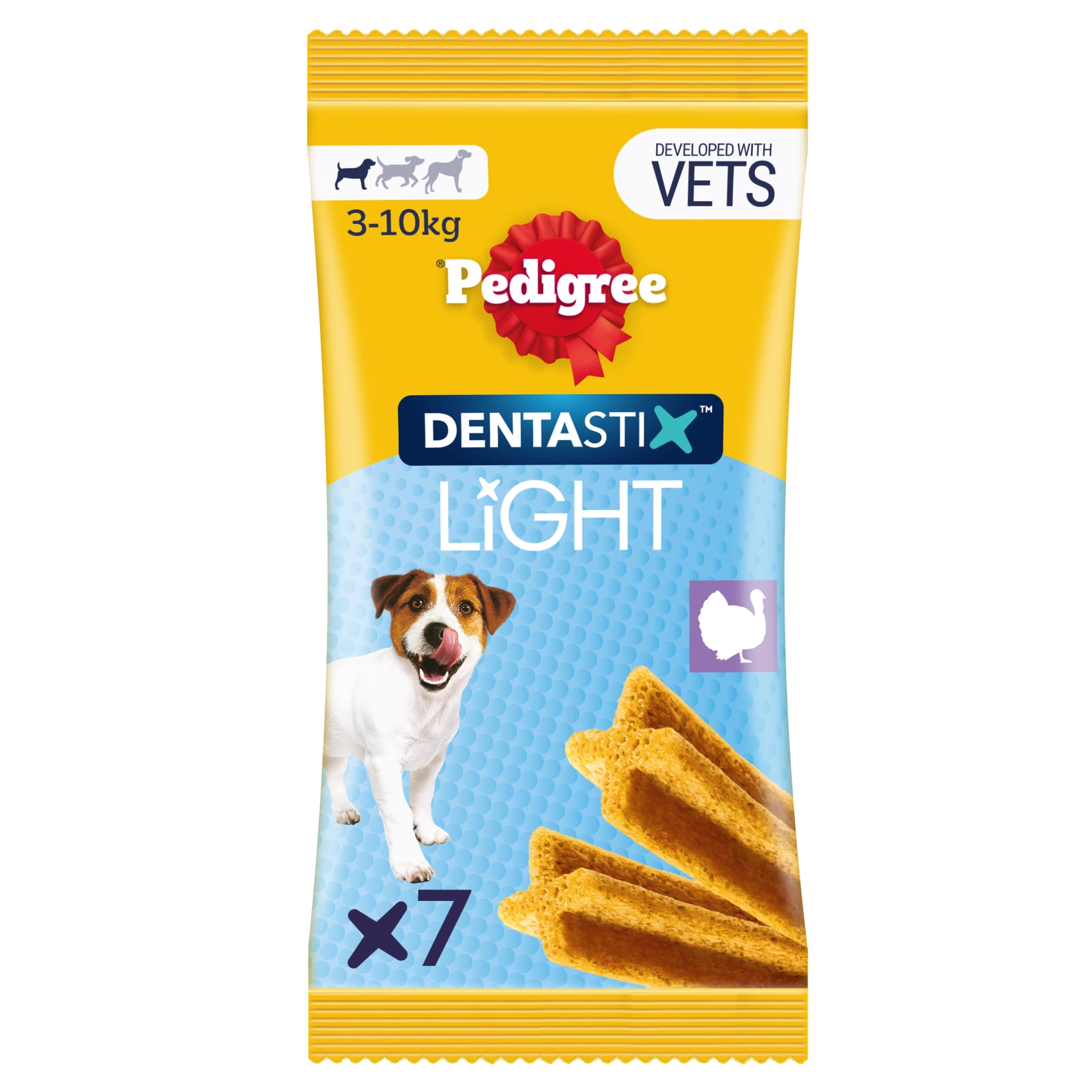 PEDIGREE DentaStix Light Daily Dental Chews Small Dog Treats 7 Dental Sticks