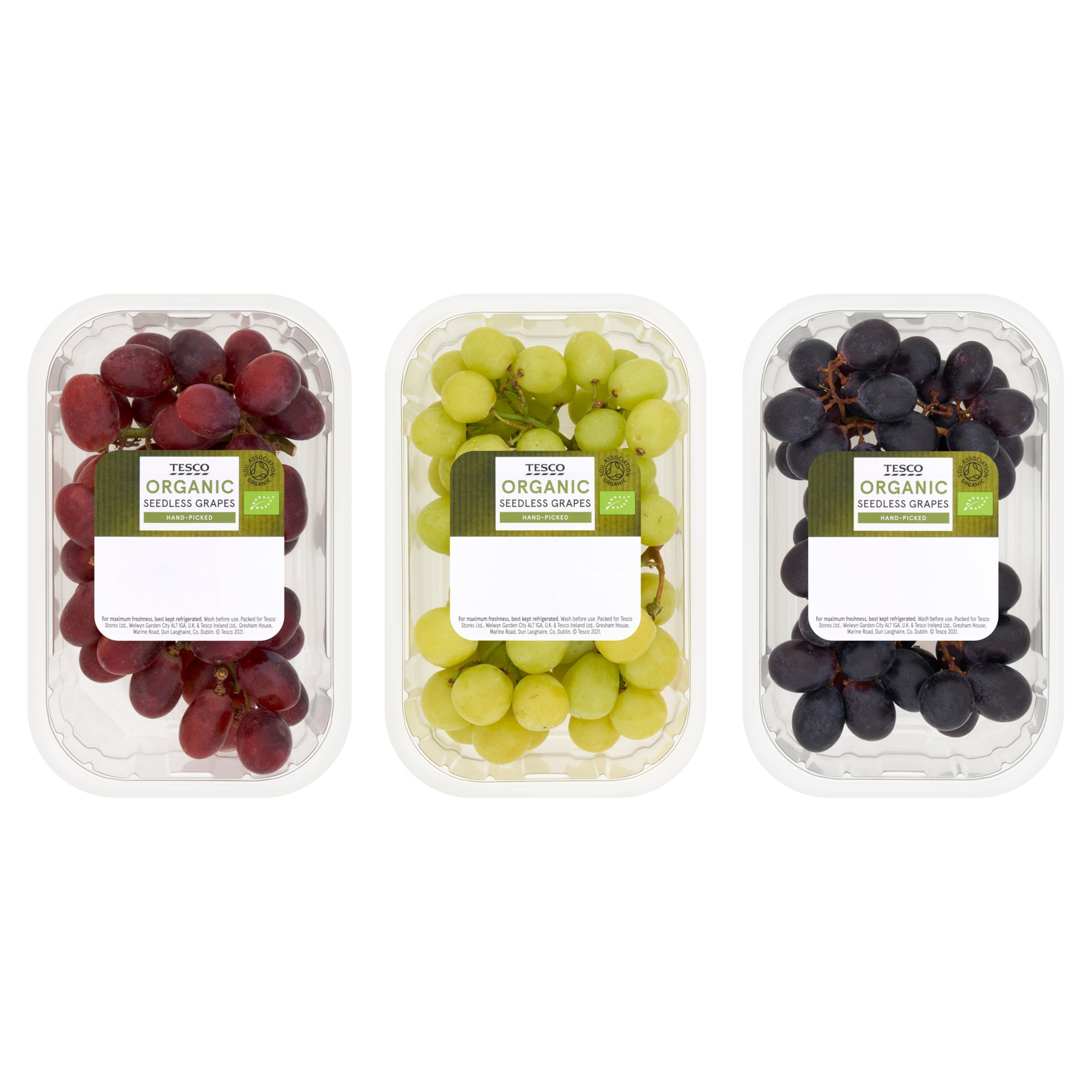Tesco Organic Seedless Grapes 400g thumbnail 2