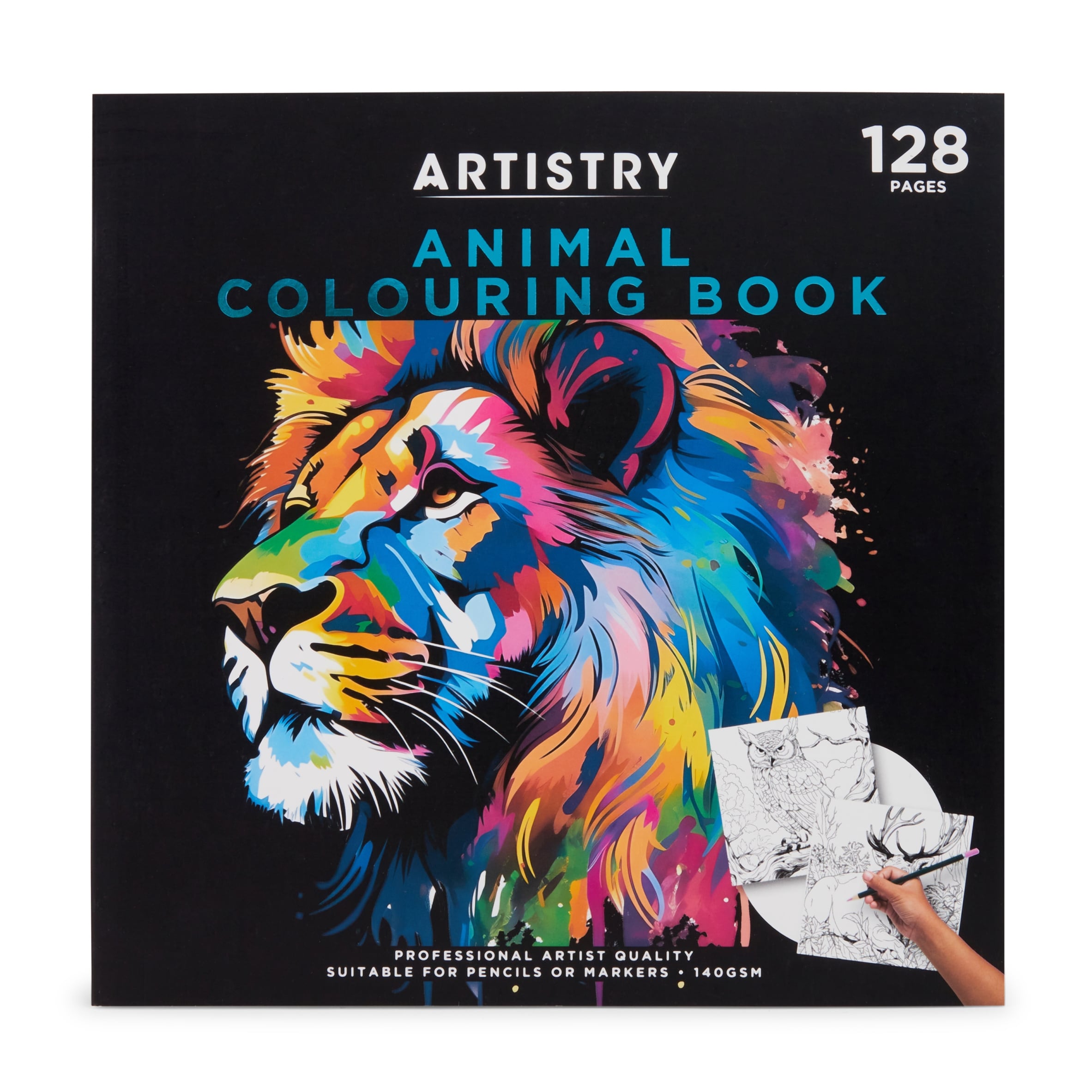 Artistry Animal Colouring Book
