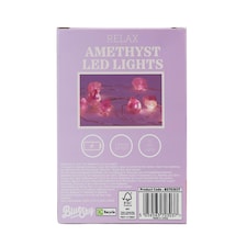 Relax Amethyst Natural Stone LED String Lights Christmas Gift thumbnail 2