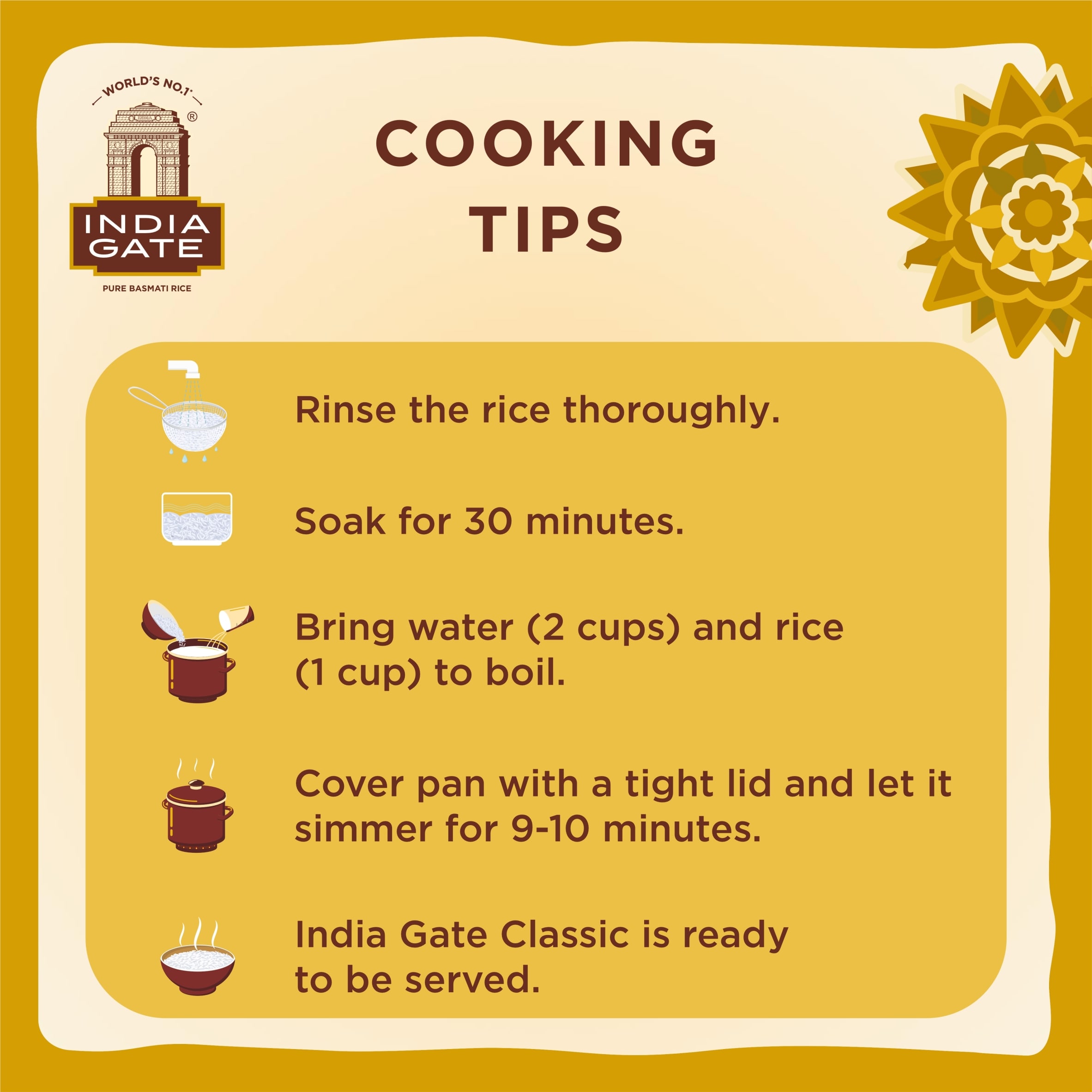 India Gate Basmati Rice Classic 2kg thumbnail 4