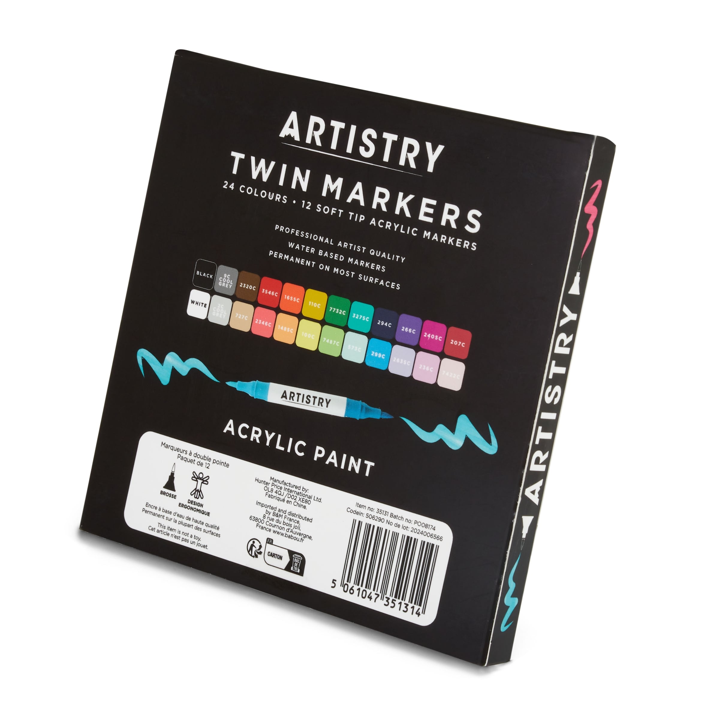 Artistry 12pk Acrylic Twin Paint Markers thumbnail 4