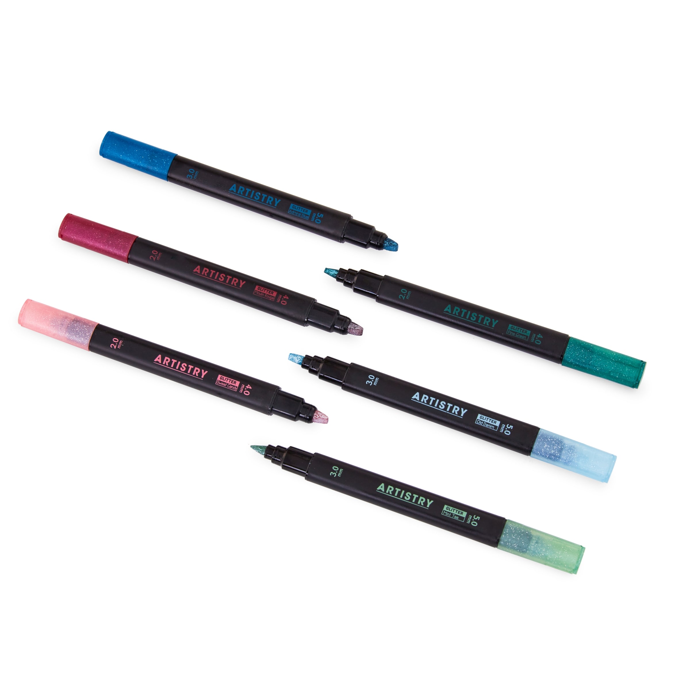 Artistry 6pk Metallic Calligraphy Markers thumbnail 3