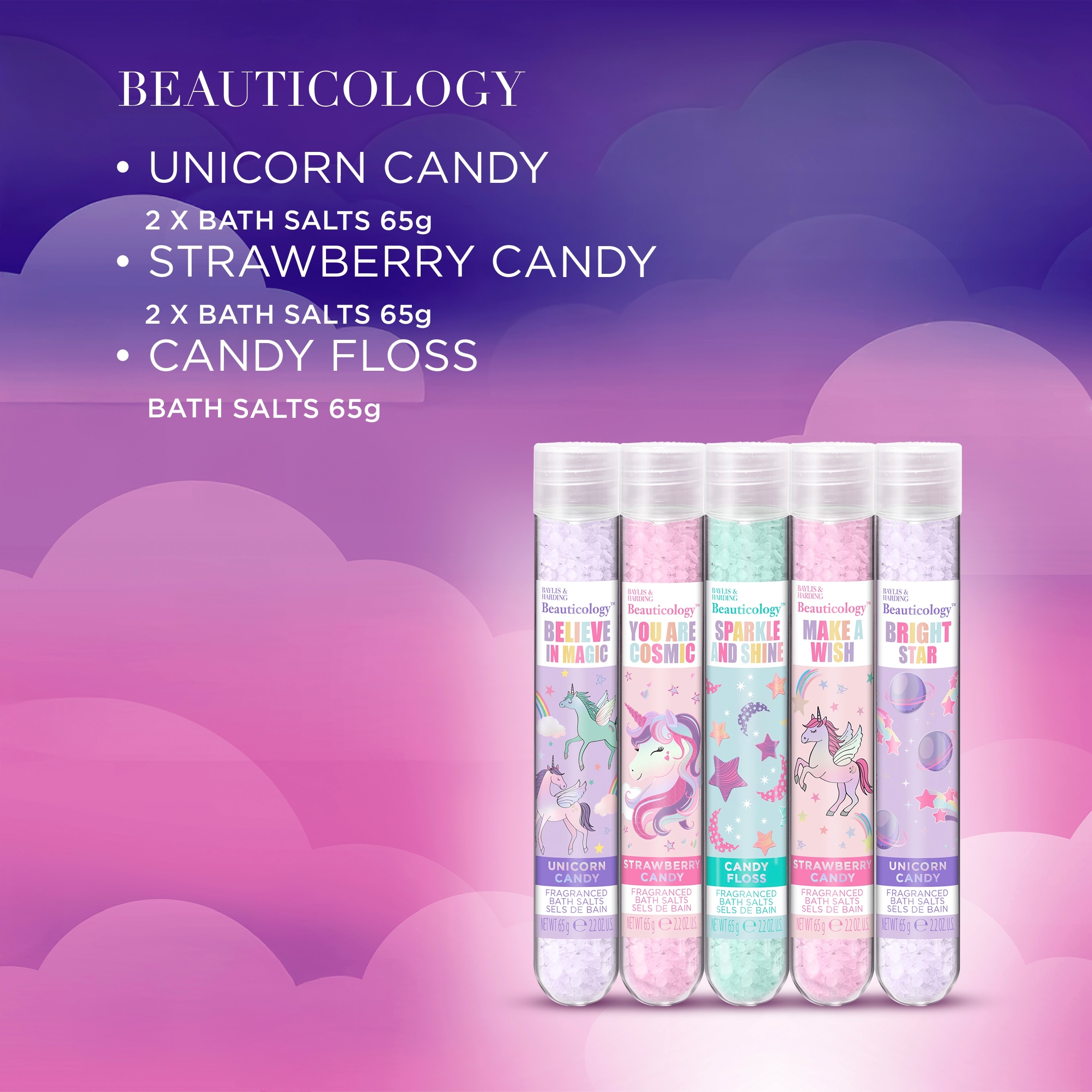Baylis & Harding Beauticology Cosmic Bath Salts Gift Set thumbnail 3