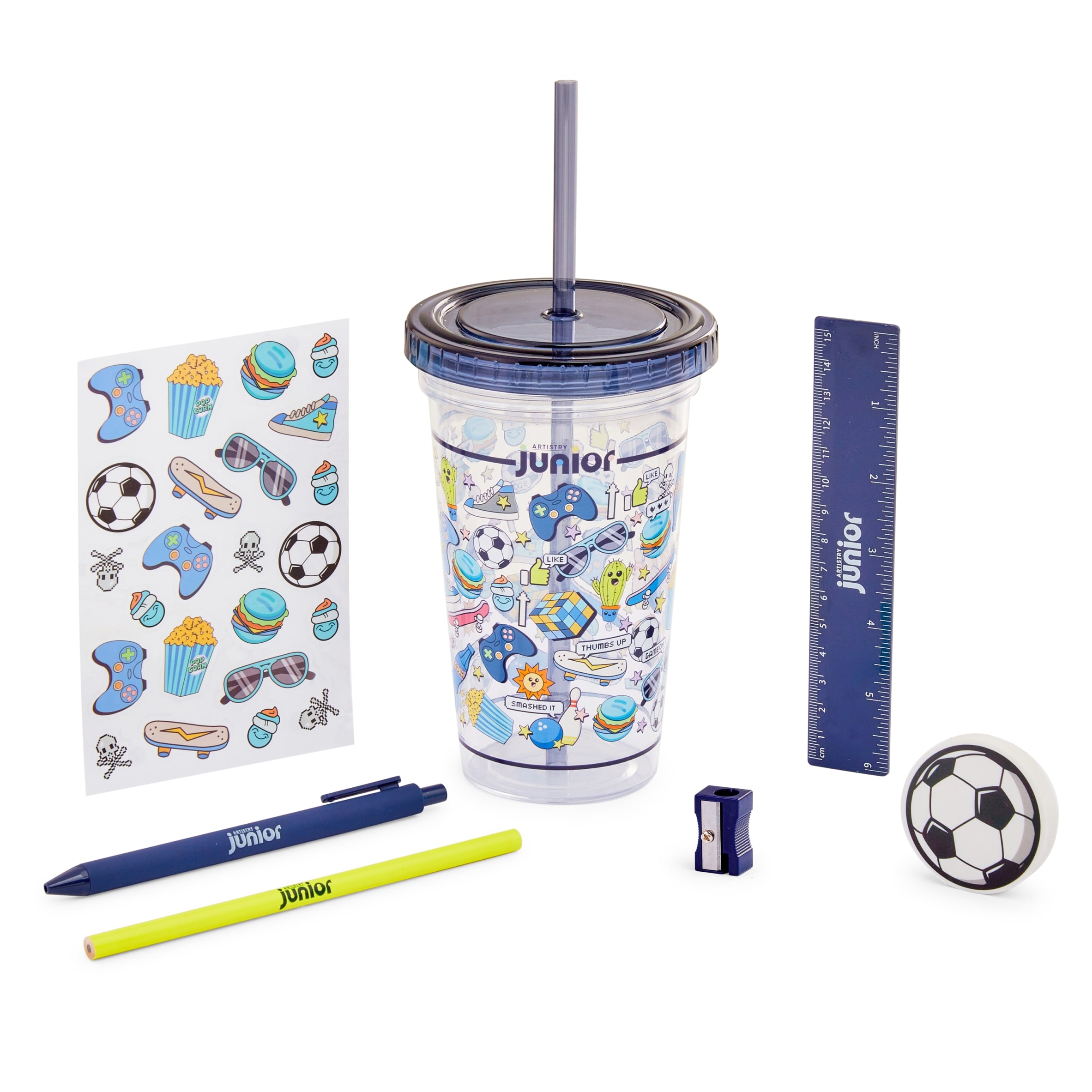 Artistry Junior Filled Stationery Tumbler Blue thumbnail 2