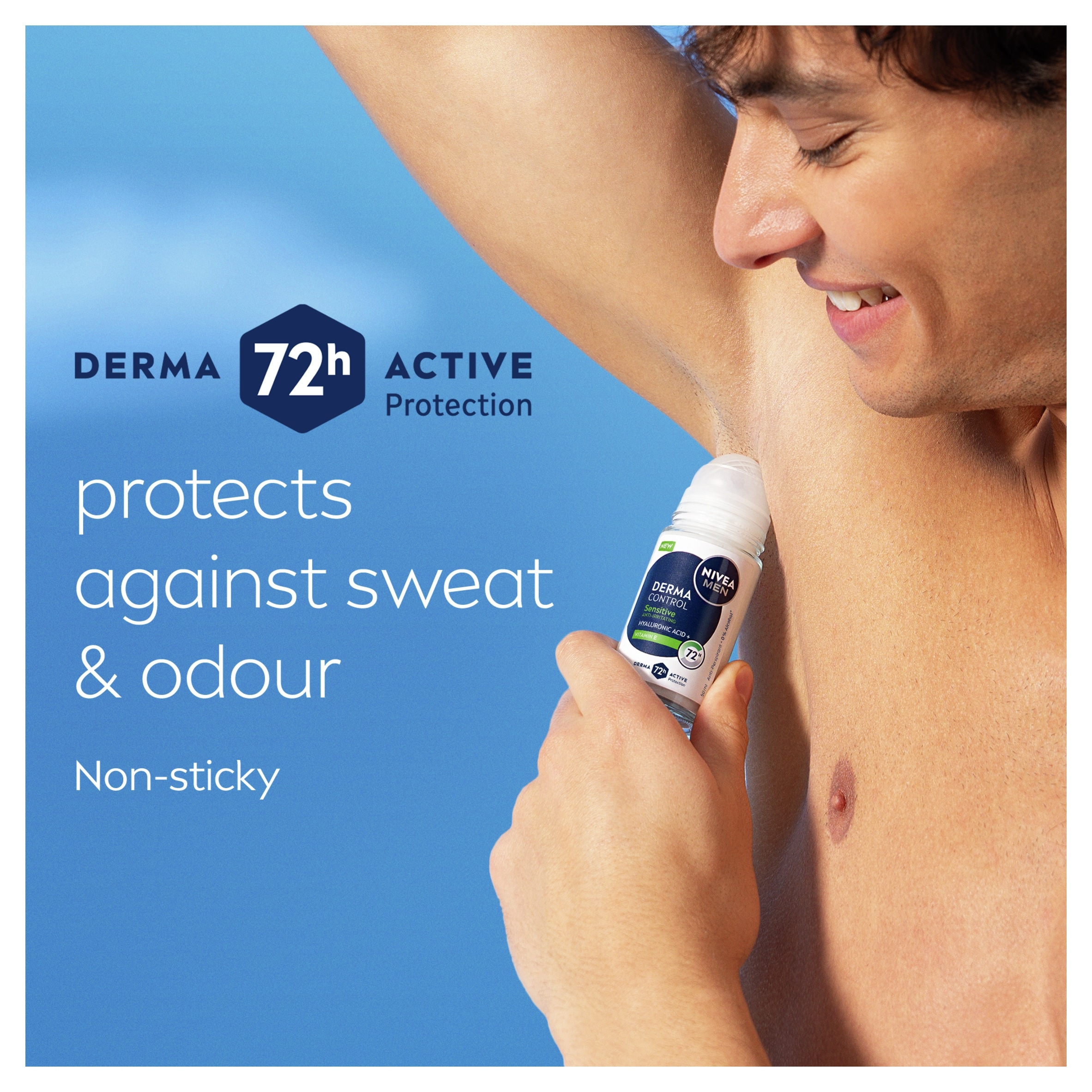 NIVEA MEN Derma Control Sensitive 72h Anti-Perspirant Deodorant Roll On 50ml thumbnail 4