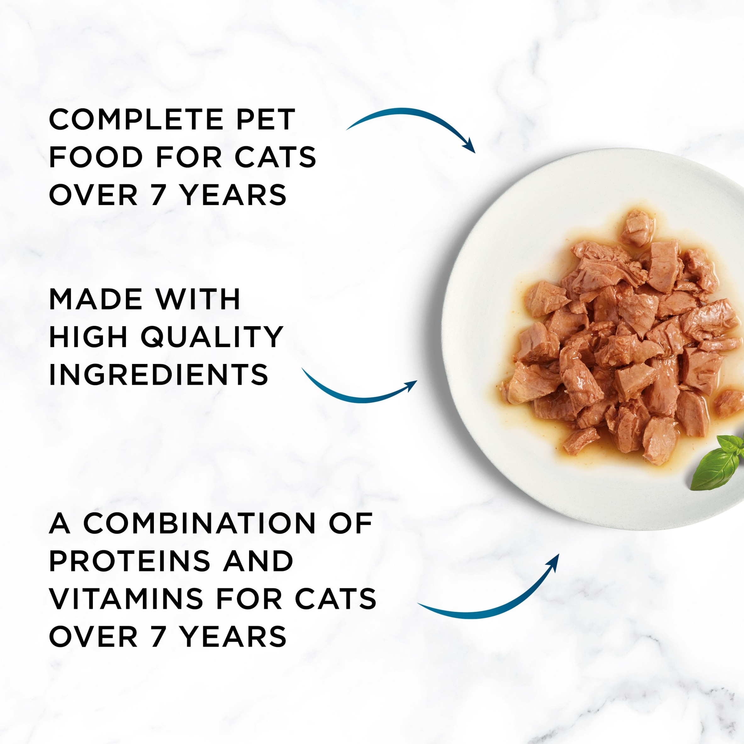Gourmet Perle Senior 7+ in Gravy Wet Cat Food 40x85g thumbnail 2