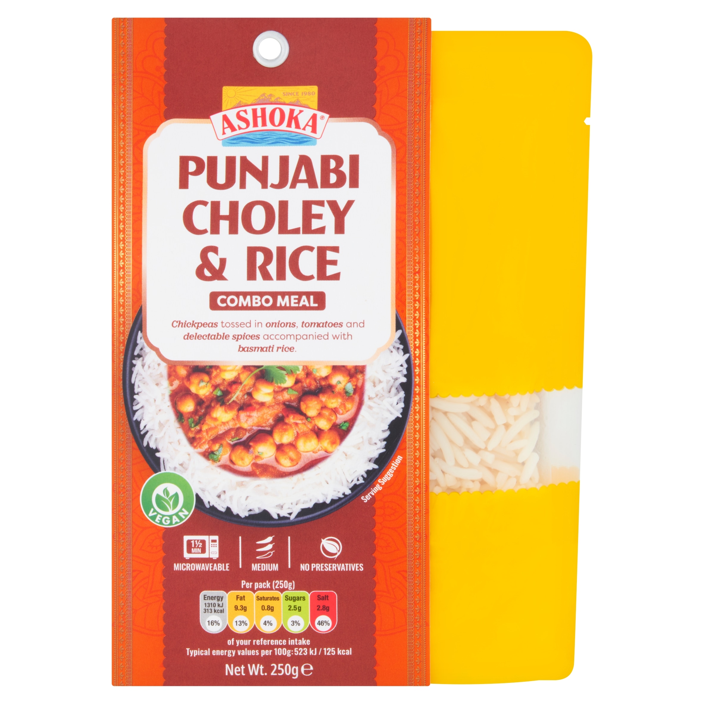 Ashoka Punjabi Choley & Rice 250g