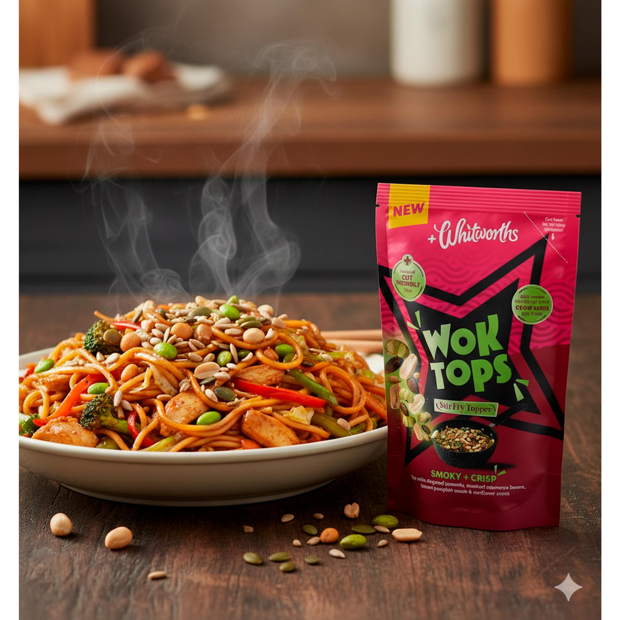 Whitworths Wok Tops Smoky + Crisp Topper 100G thumbnail 2