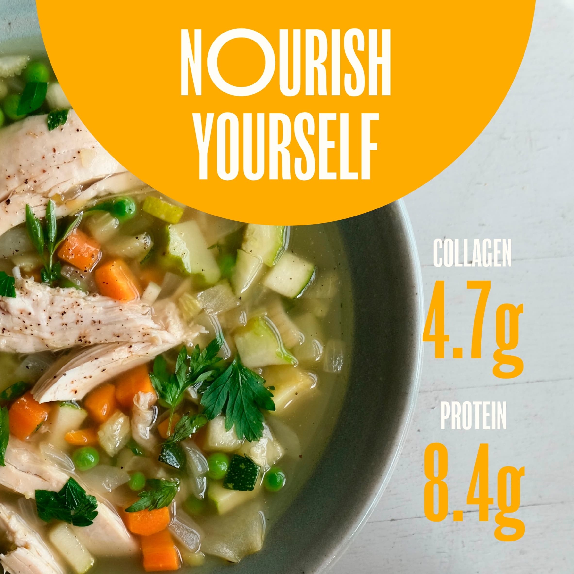 Borough Broth Free-Range Organic Chicken Bone Broth 324g thumbnail 4