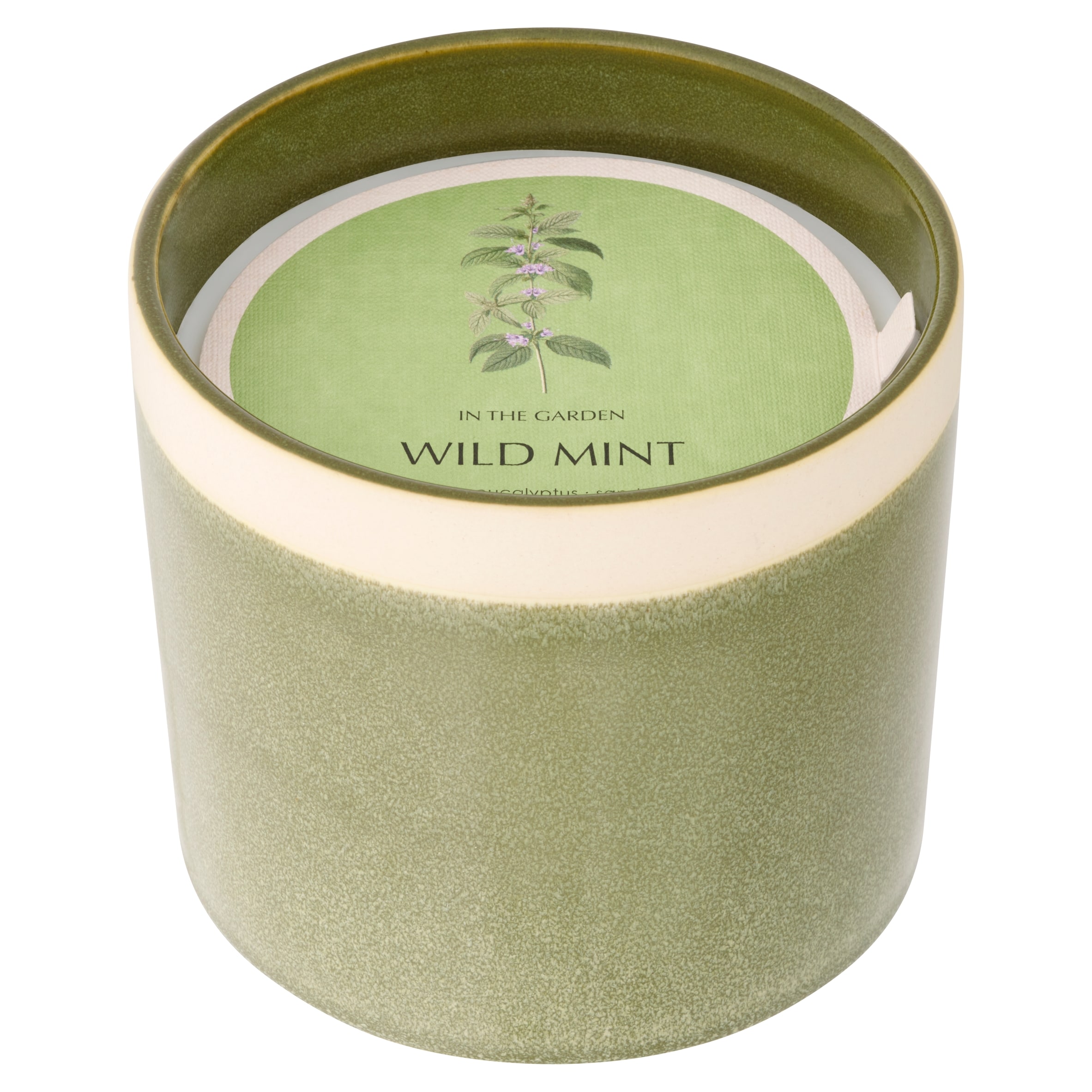 F&F Home In the Garden Wild Mint Large Candle 600g