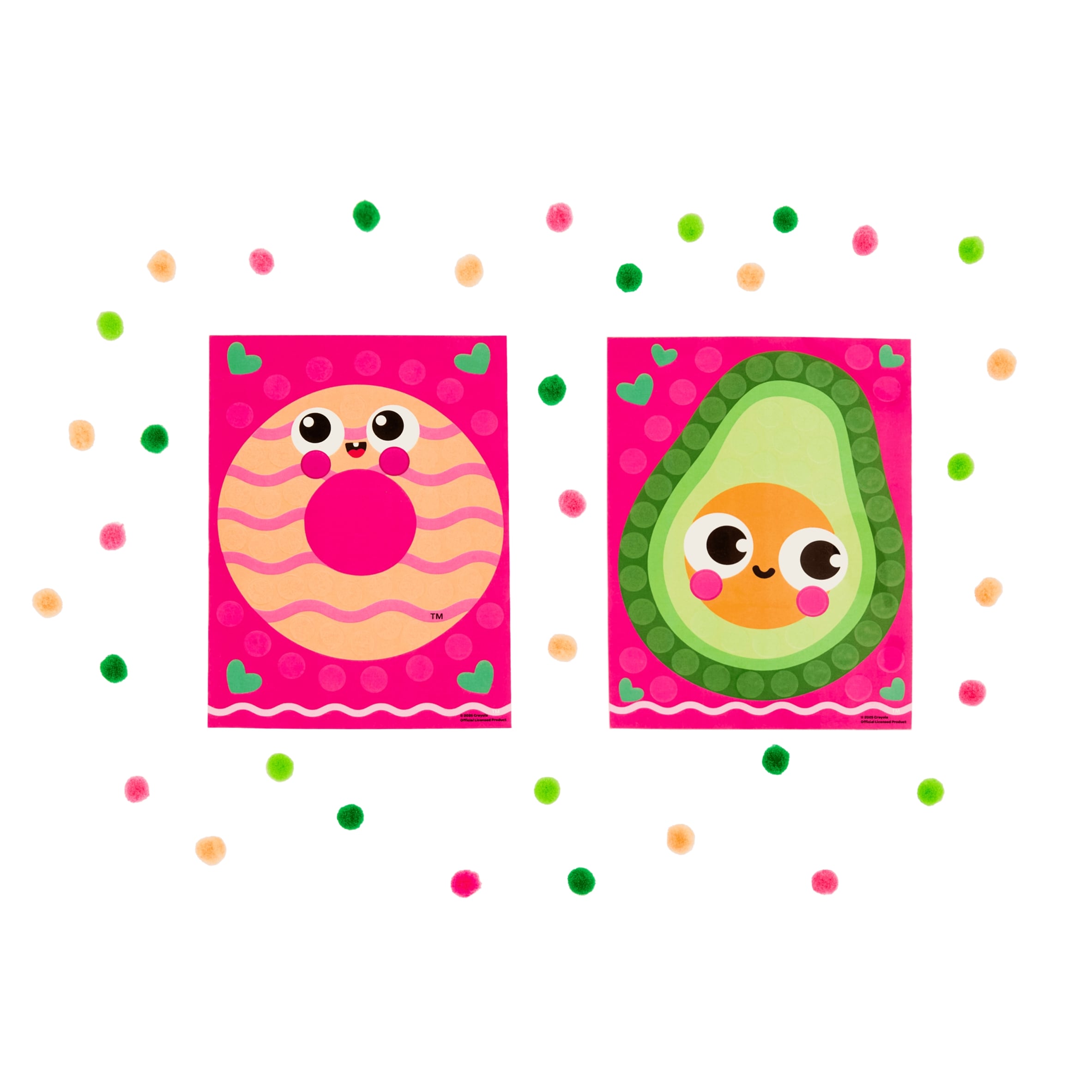 Crayola Mini Pom Pom Art Foodie Friends thumbnail 2