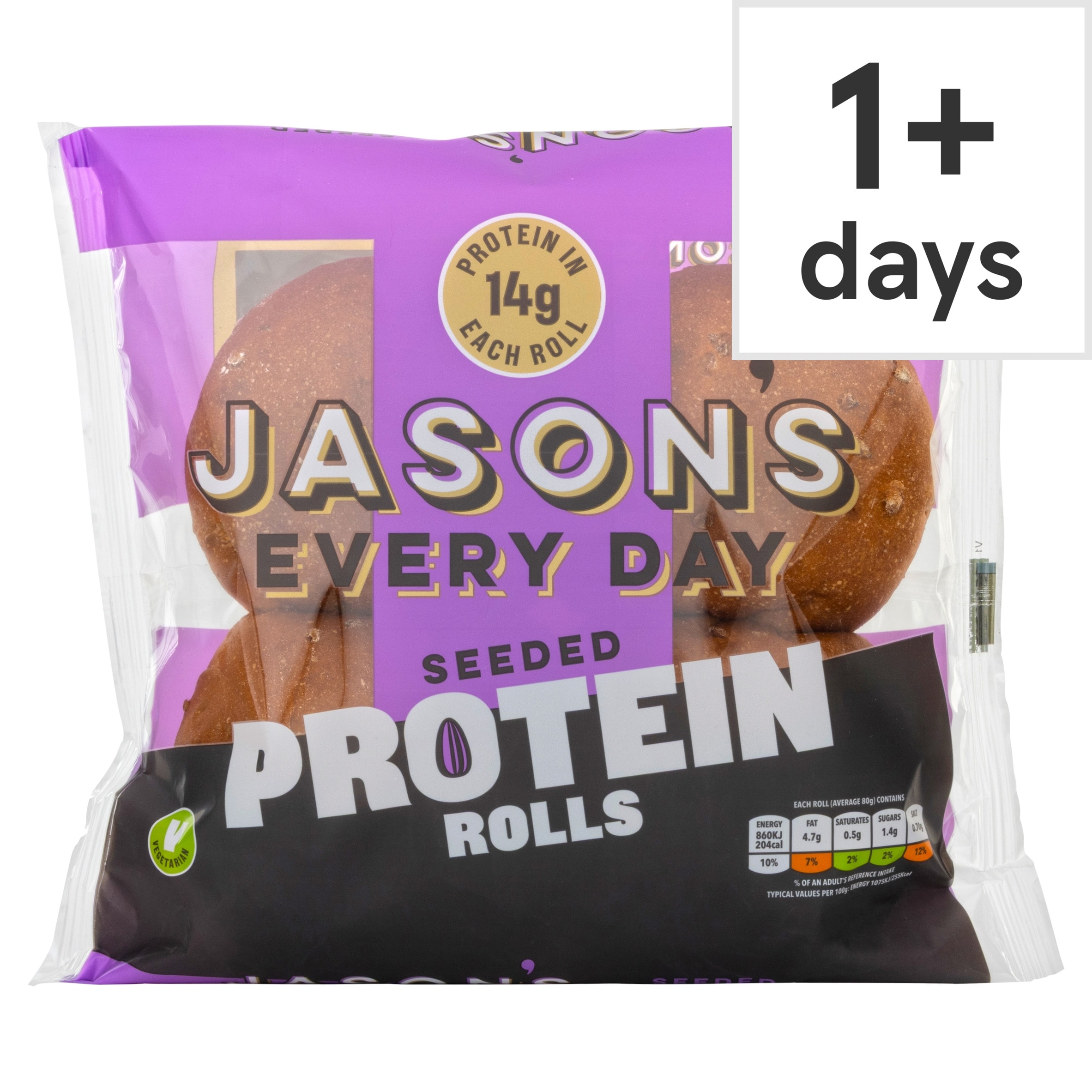 Jason's Seeded Protein Rolls 4 Pack