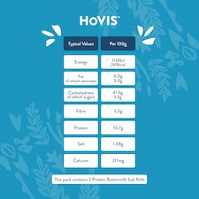 Hovis Buttermilk Sub Rolls 4 Pack thumbnail 5