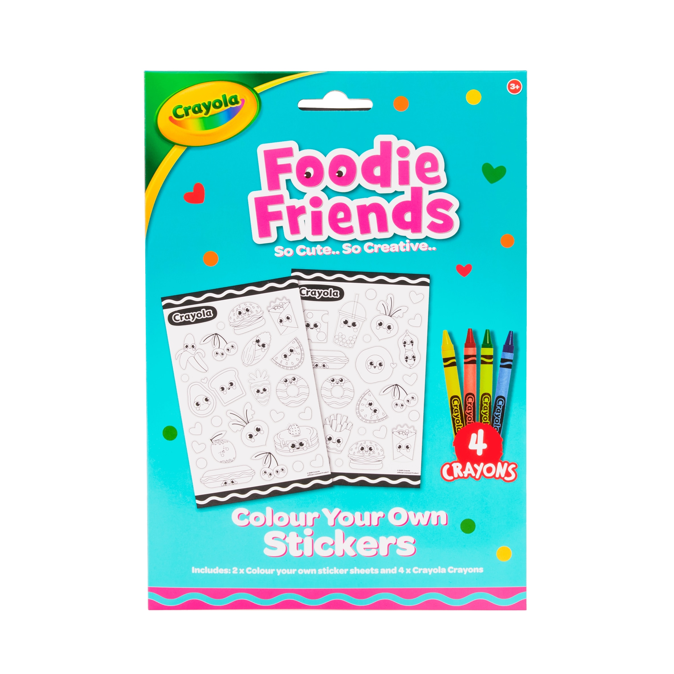 Crayola CYO Stickers Foodie Friends