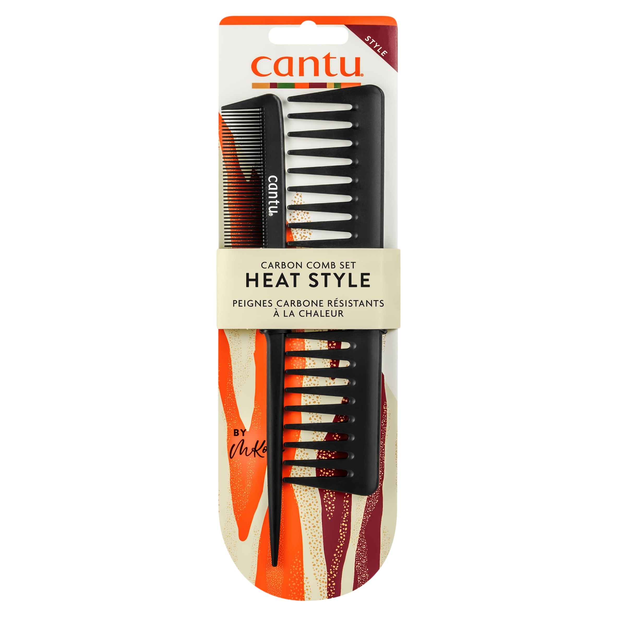 Cantu By Mkoby Heat Style Carbon Fibre Combs