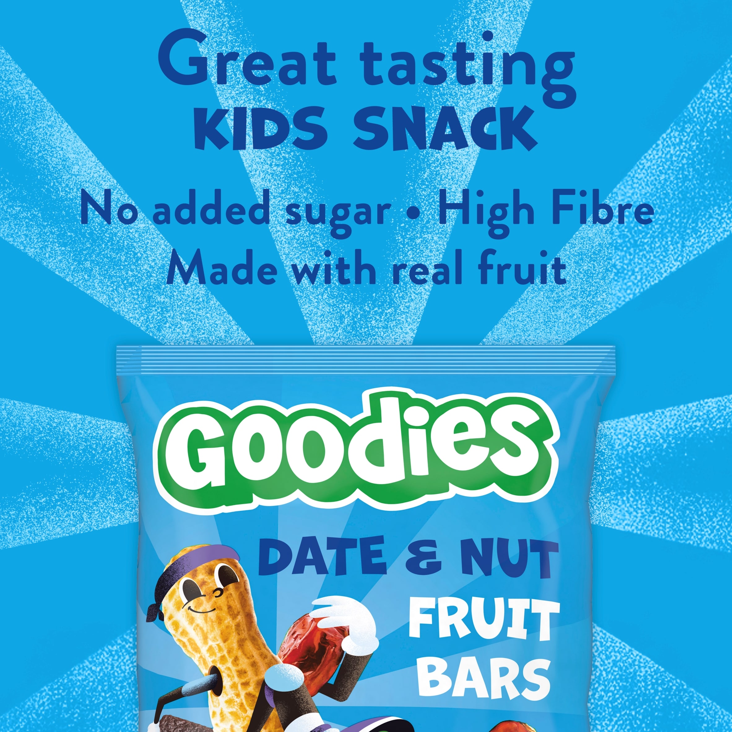 Goodies Date & Nuts Fruit Bars 5x20g thumbnail 2