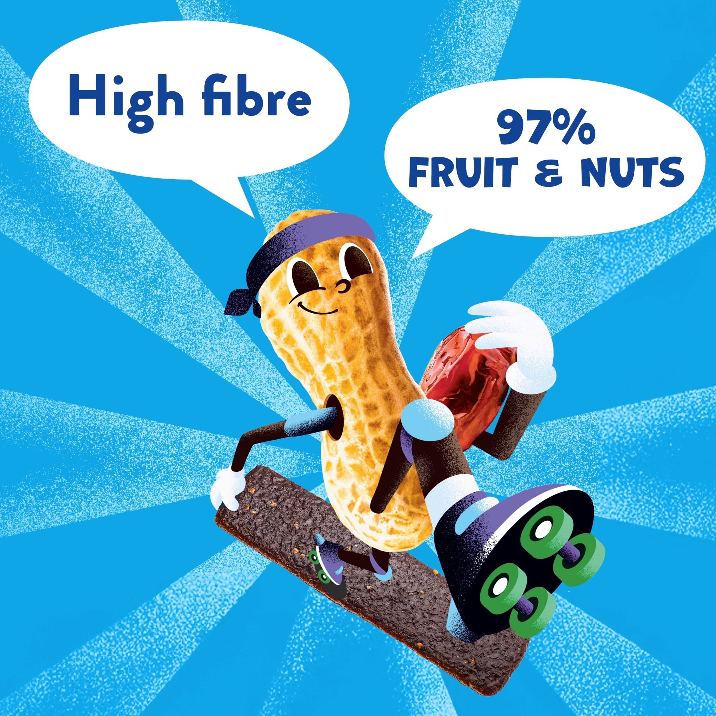 Goodies Date & Nuts Fruit Bars 5x20g thumbnail 3