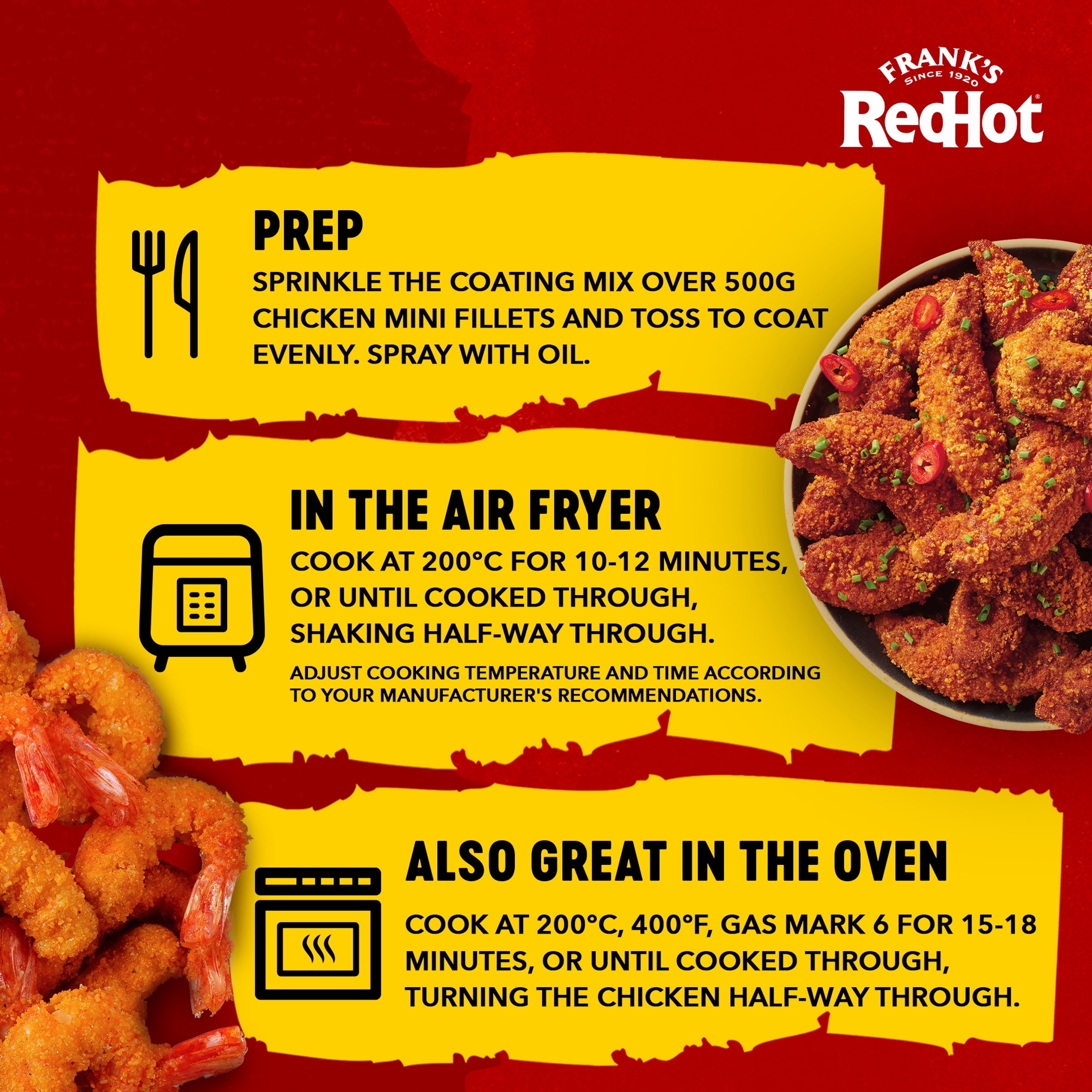Frank's RedHot Crunch Cayenne Chilli 70g thumbnail 2
