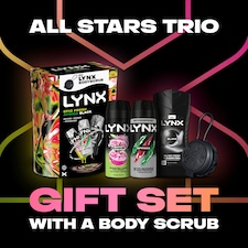 Lynx Trio All Stars Bodyspray, Bodywash + Bodyscrub Gift Set thumbnail 3