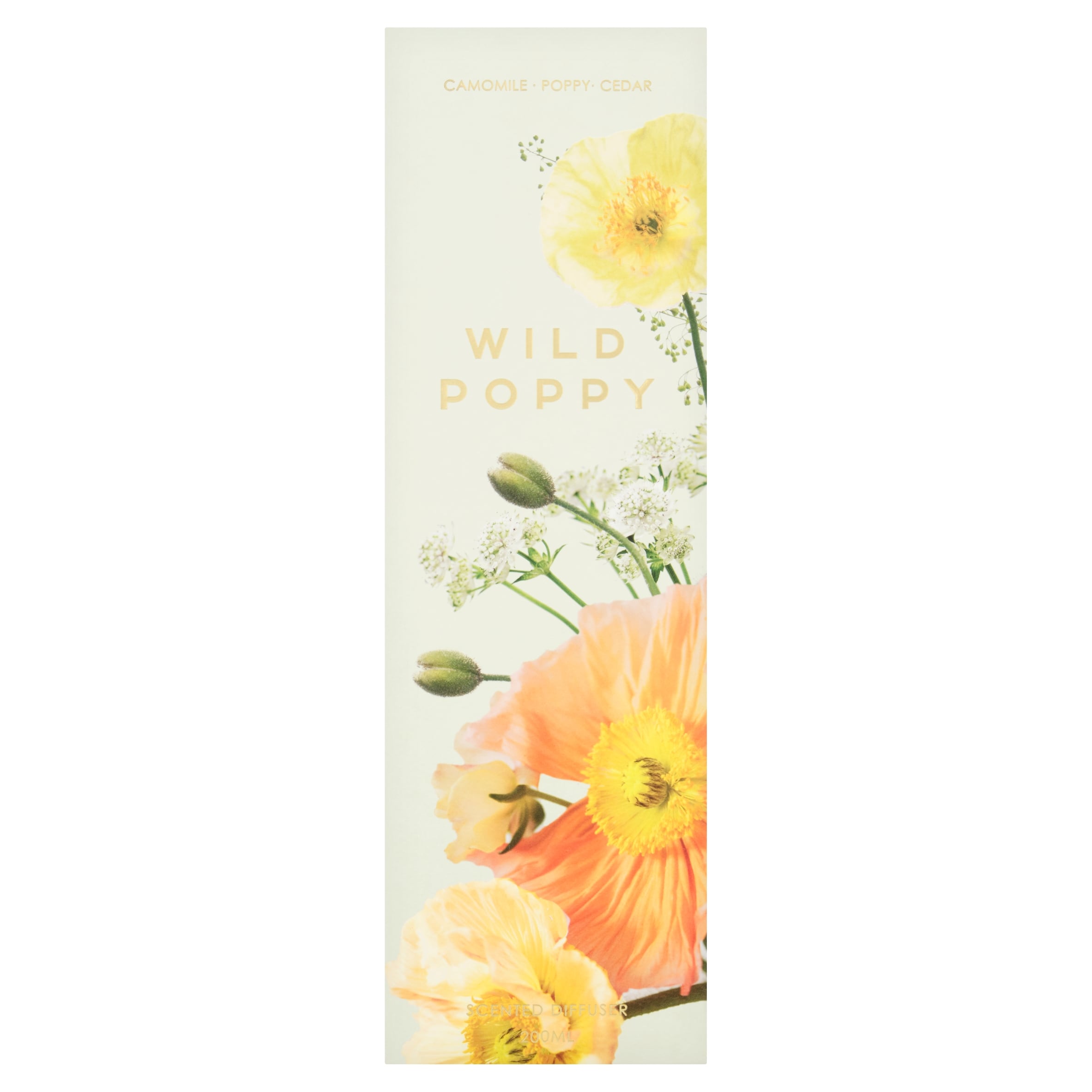 F&F Home Floral Bouquet Diffuser Wild Poppy 200Ml