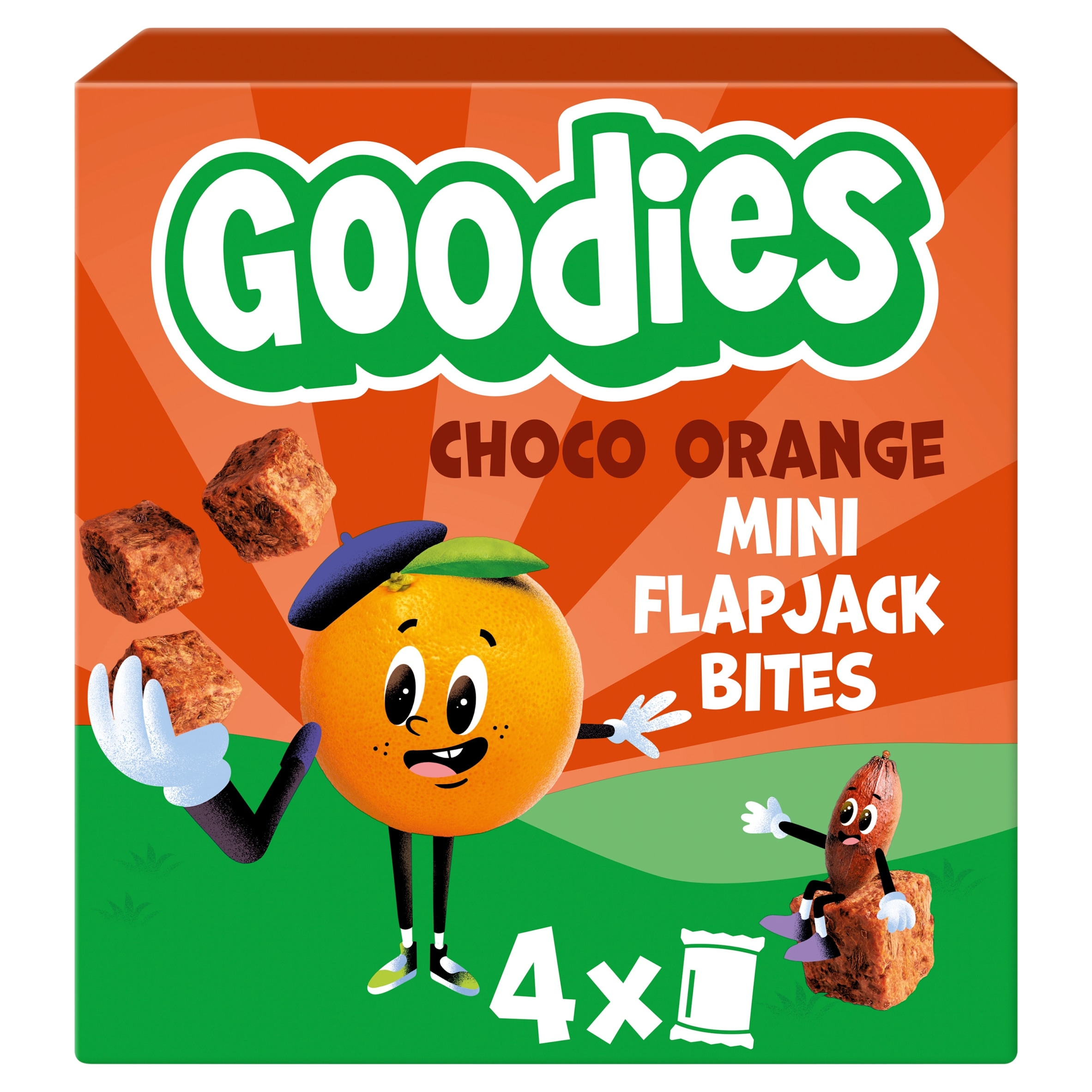 Goodies Choco Orange Mini Flapjack Bites 4x23g