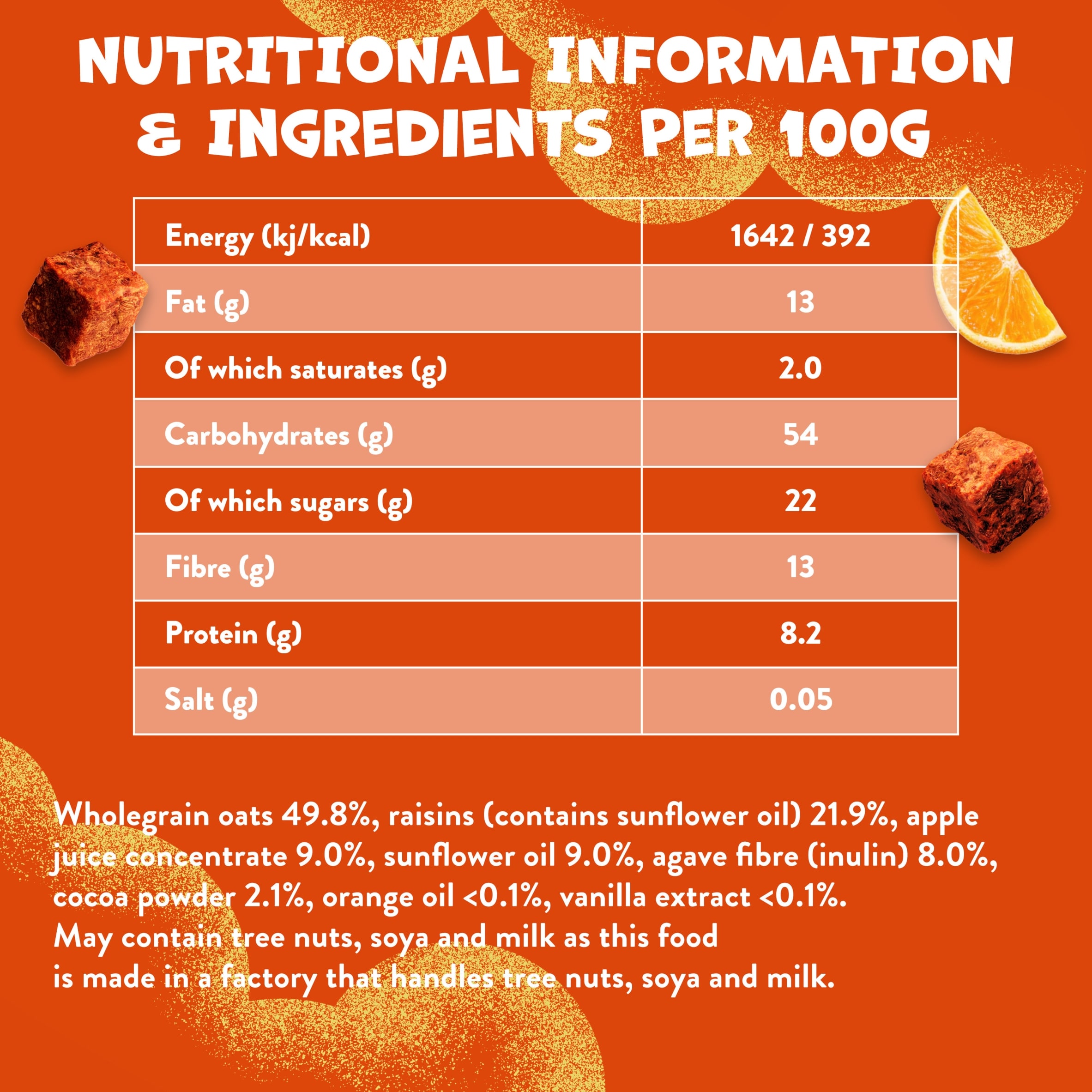 Goodies Choco Orange Mini Flapjack Bites 4x23g thumbnail 4