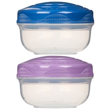 Sistema To Go Portion Pod Food Storage 2 Pack 210ml thumbnail 2